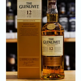 Виски The Glenlivet Excellence 12 лет выдержки 0,7л 40% в подарочной упаковке купить