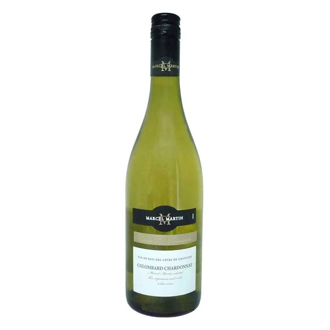 Вино Marcel Martin Colombard Chardonnay белое сухое 0,75л 11,5%