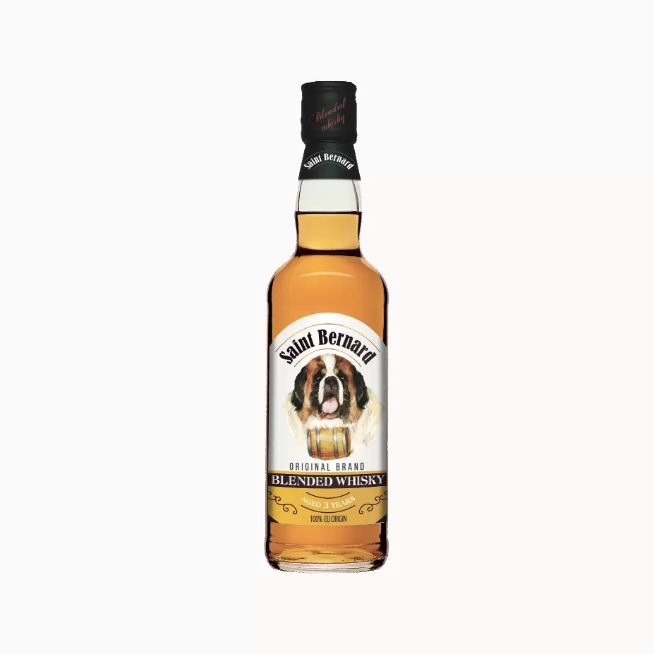 Віскі блендовий Saint Bernard 0,5 л 40%