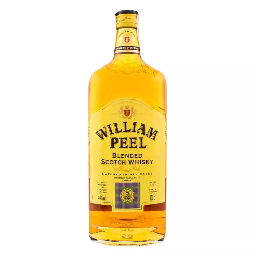 Виски Шотландское купажированное William Peel 1л 40%