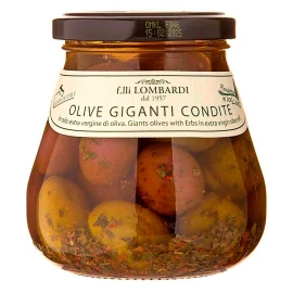 Оливки крупные ассорти в оливковом масле Lombardi 280 г
