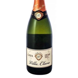 Вино игристое Villa Clara Cava Semi Seco белое сухое 0,75л 11,5% купить