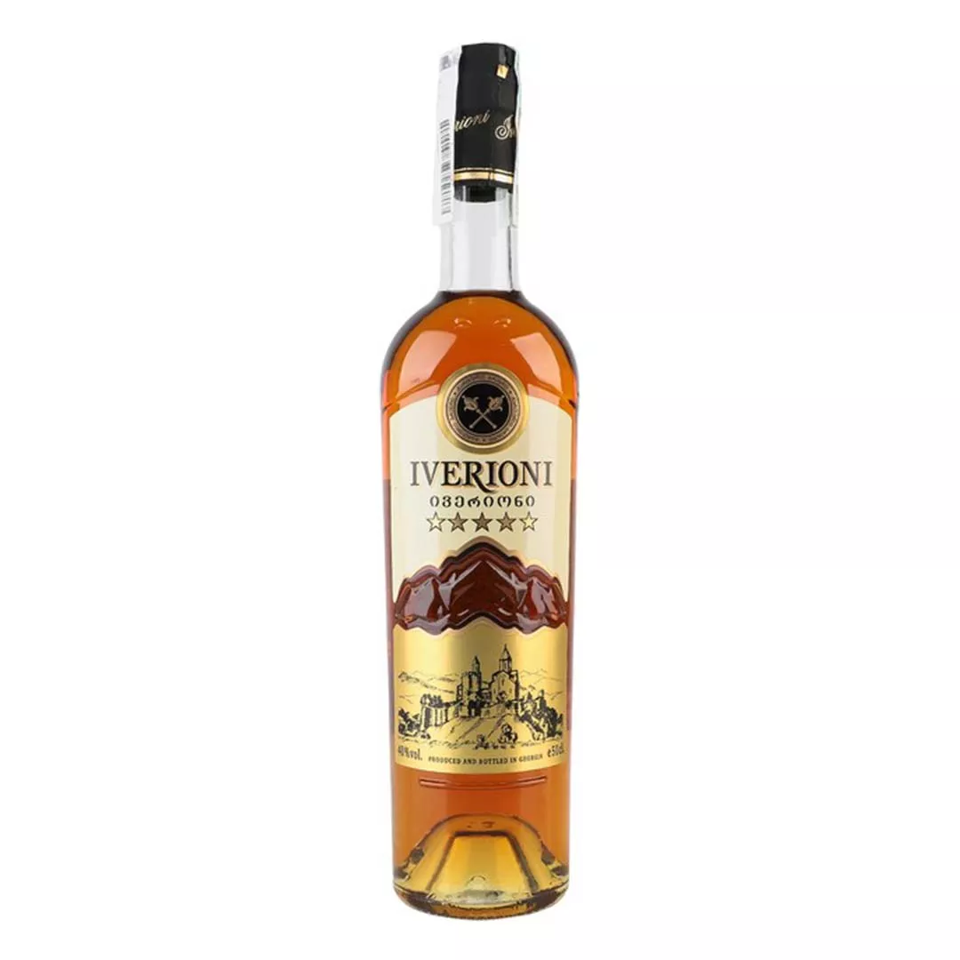 Бренди Iverioni 5 звезд 0,5л 40%