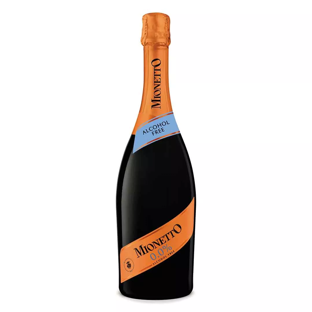 Напиток игристый Mionetto Prestige Alcohol Free Sparkling на основе безалкогольного вина 0,75л