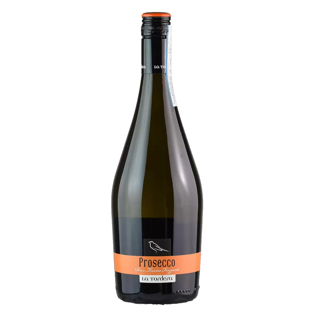 Вино игристое La Tordera Prosecco Treviso Doc Frizzante Brut белое брют 0,75л 10,5%