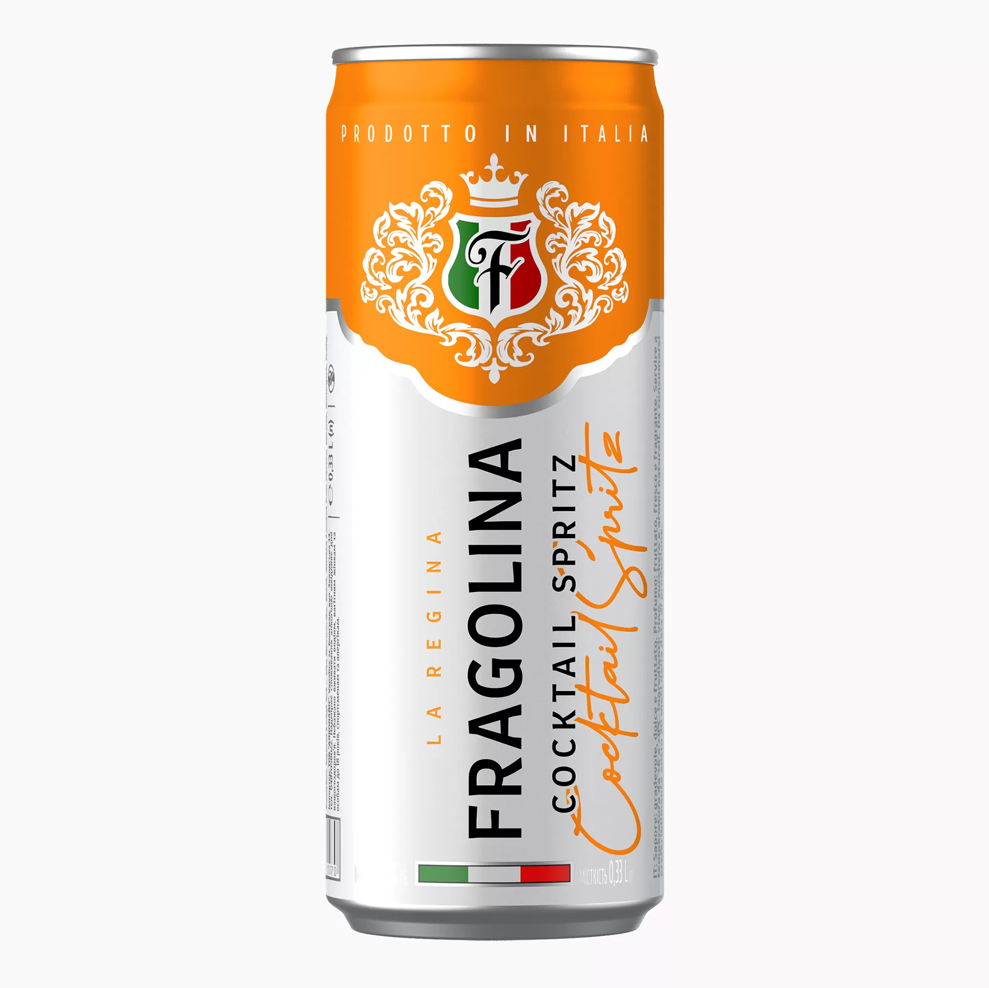 Напиток винный Fragolina La Regina Spritz полусладкий ж/б (1299) 0,33л 7%