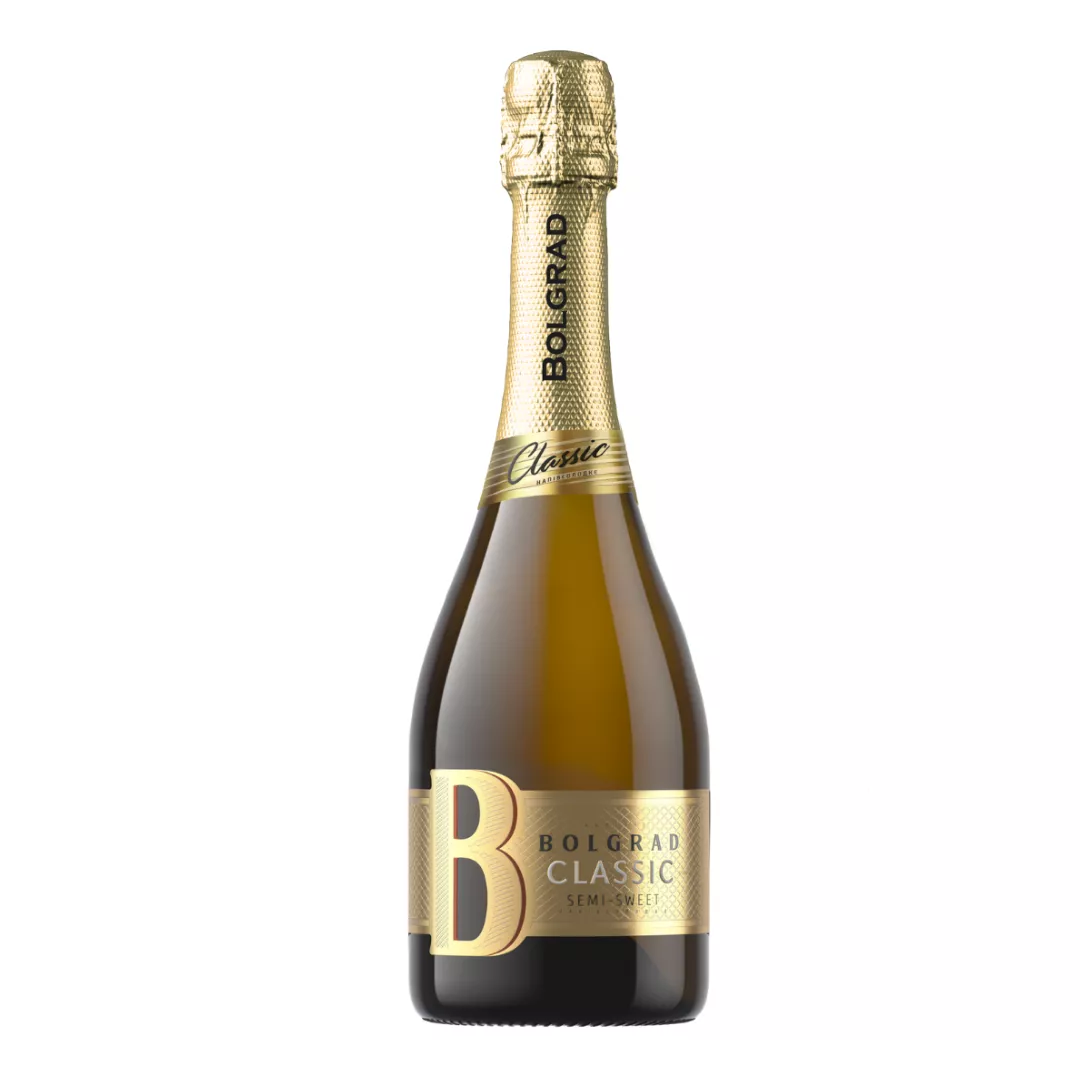 Напиток алкогольный сильногазированный Bolgrad полусладкий белый 0,75л 10.5-12.5%