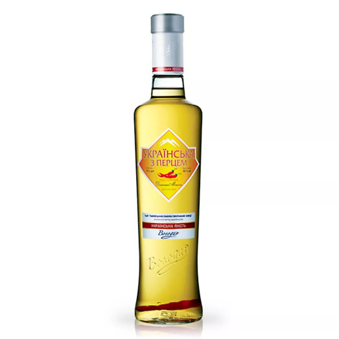 Настоянка гірка Українська з перцем 0,5л 40%