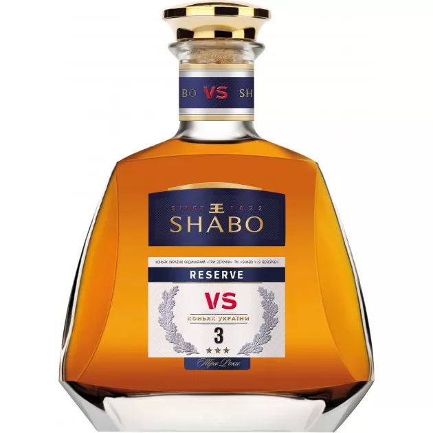 Коньяк Украины Shabo Reserve V.S. 3 года выдержки 0,5л 40%