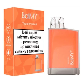 Одноразовая электронная сигарета Balmy Терракотовая 500 затяжек 2,2мл 2%