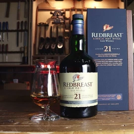Виски Redbreast 21 год выдержки 0,7л 46% в подарочной упаковке купить