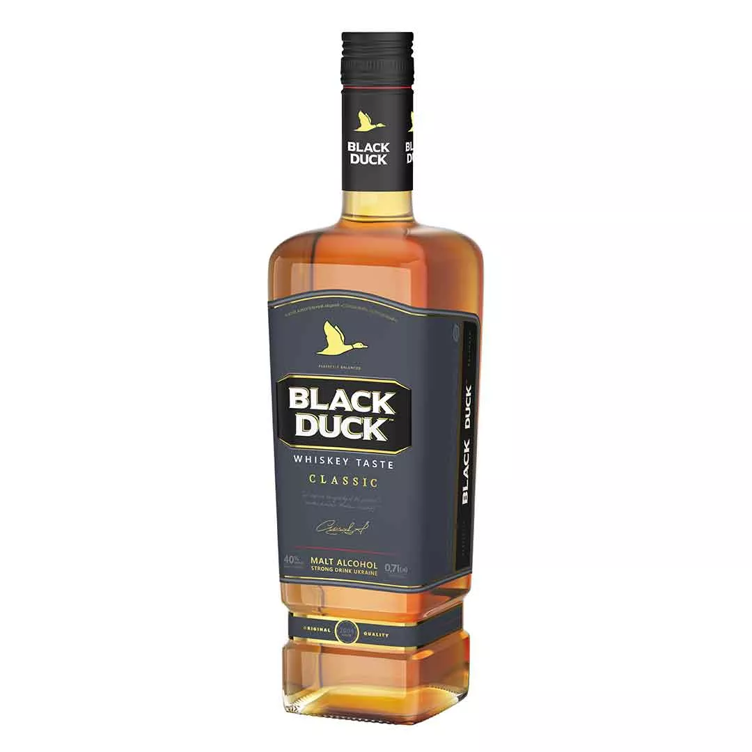 Напиток алкогольный крепкий солодовый Black Duck 0,7л 40%