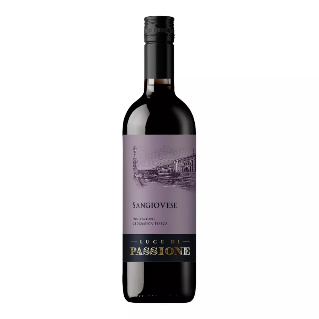 Вино Luce di Passione Sangiovese Puglia сухое красное 0,75л 13%