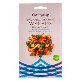 Водоросли атлантические Вакаме сушеные органические Clearspring 25 г
