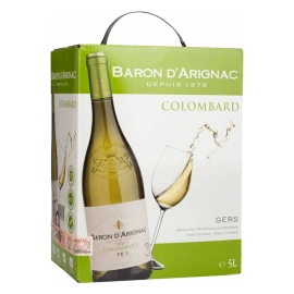 Вино Baron dArignac Colombard біле сухе 5л 11%