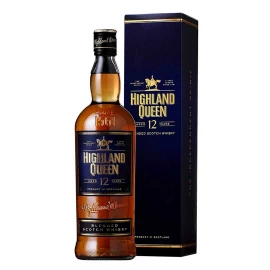 Віскі бленд Highland Queen 12 уо в подарочной коробке 0,75л 40%