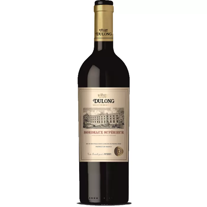 Вино Dulong Bordeaux Superieur красное сухое 0,75л 14%
