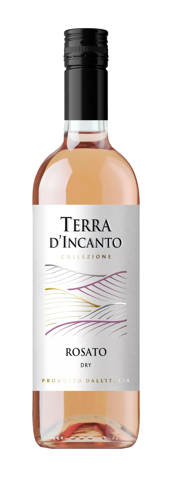 Вино Terra d'Incante Rosato розовое сухое 0,75л 10,5%
