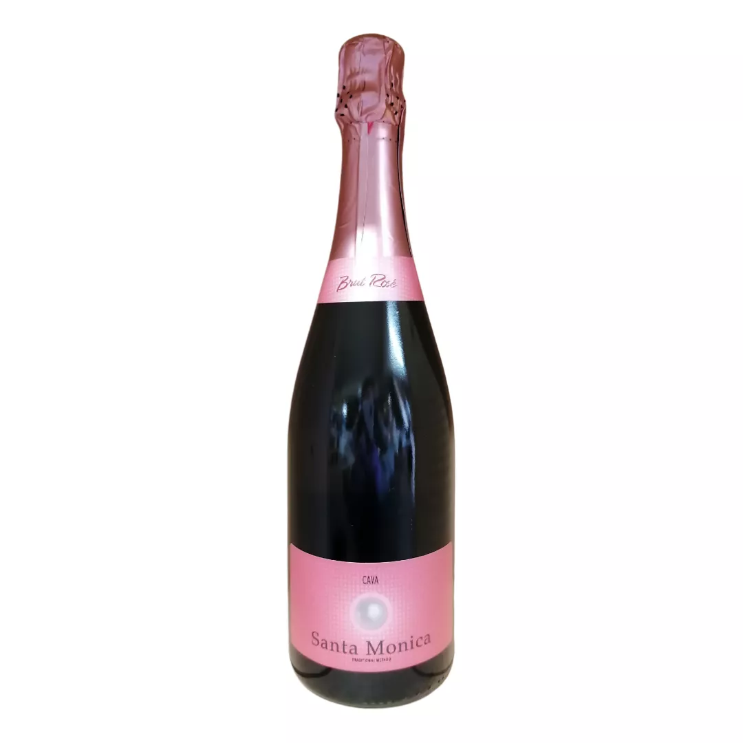 Вино CAVA SANTA MONICA BRUT ROSE сухое 0,75л 11,5%