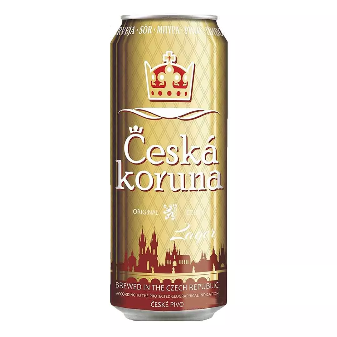 Пиво Ceska Koruna Lager світле фільтроване 4,7% 0,5л