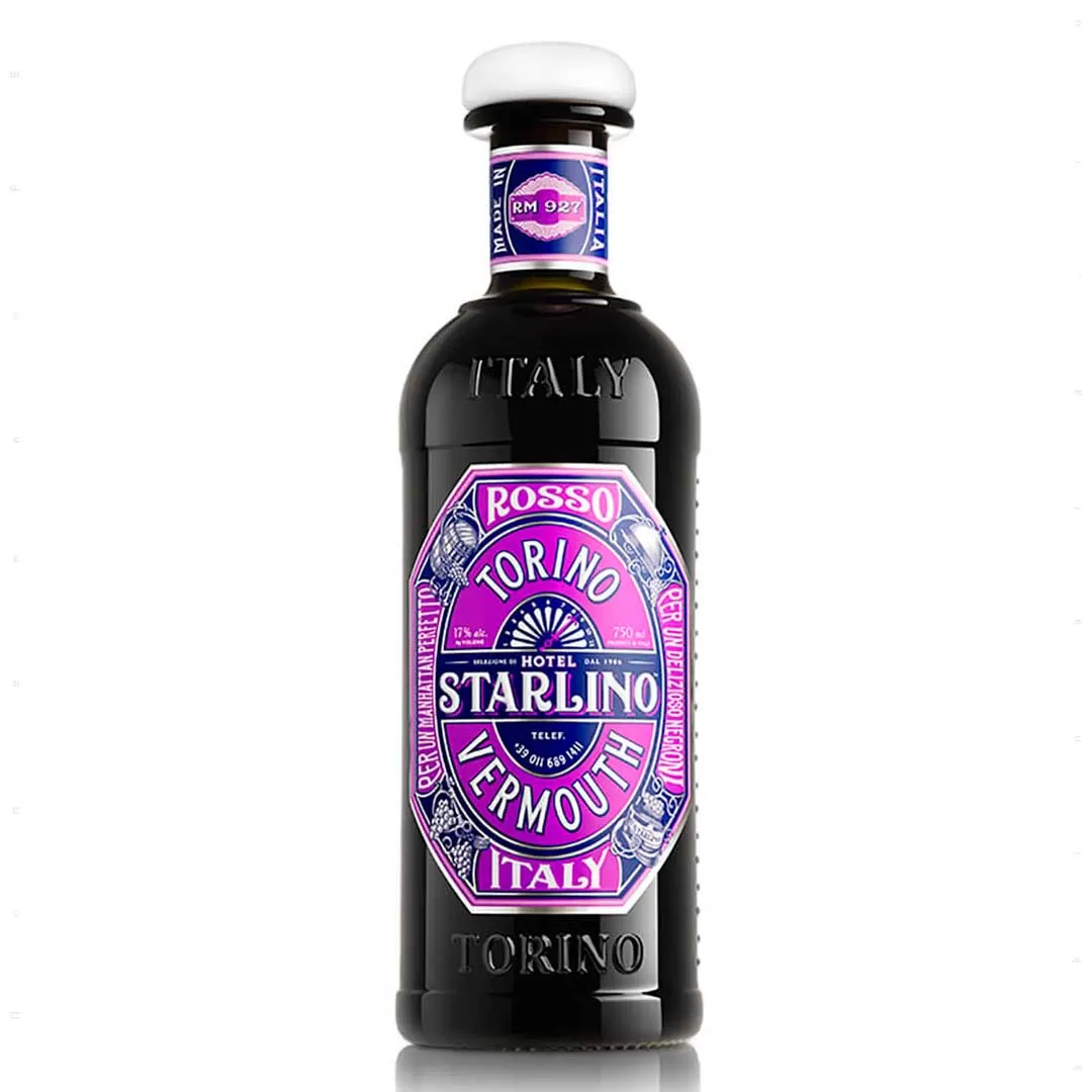 Аперитив итальянский Hotel Starlino Rosso Red Vermouth 0,75л 17%