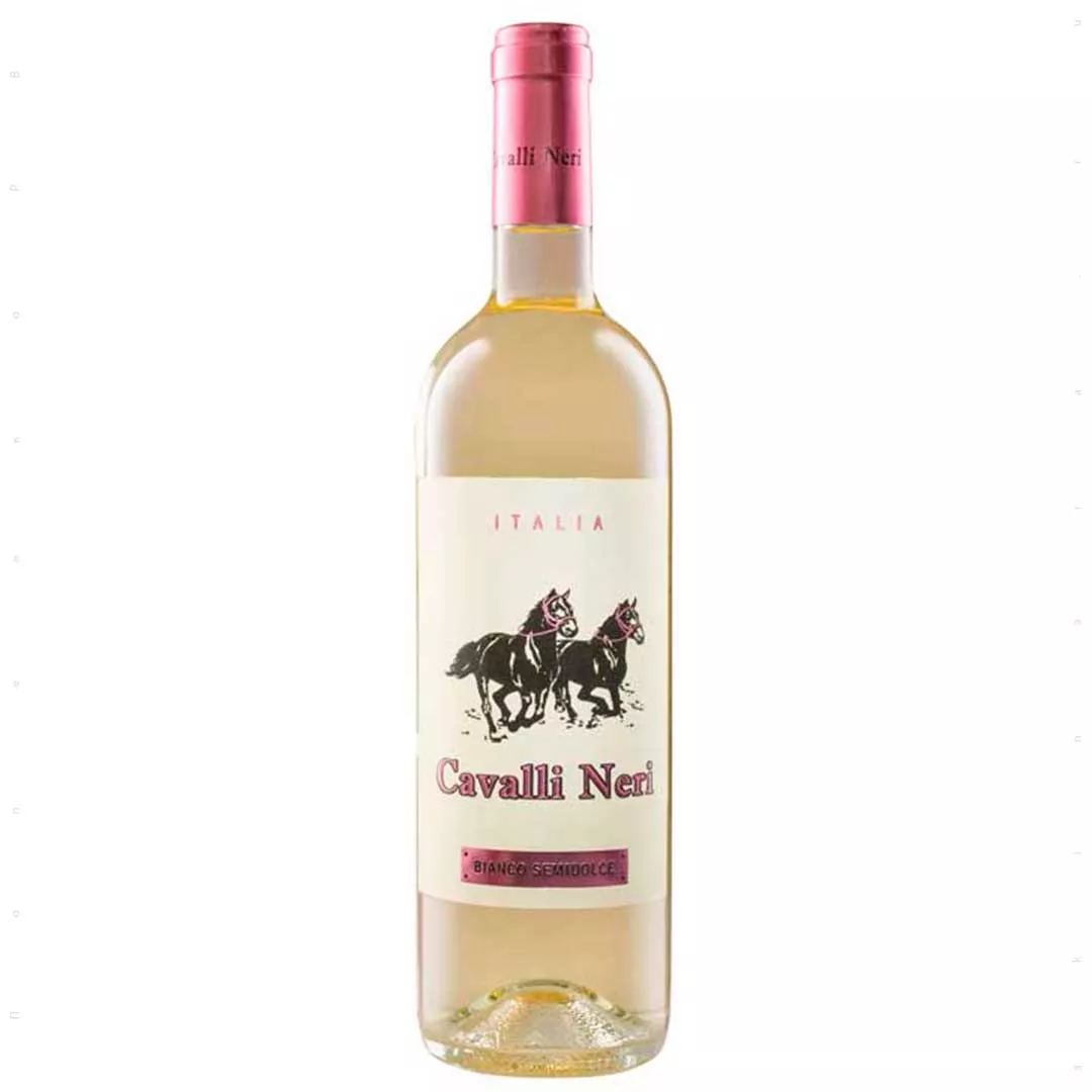 Вино Cavalli Neri Bianco Italiano Semi-Dolce белое полусладкое 0,75л 12%