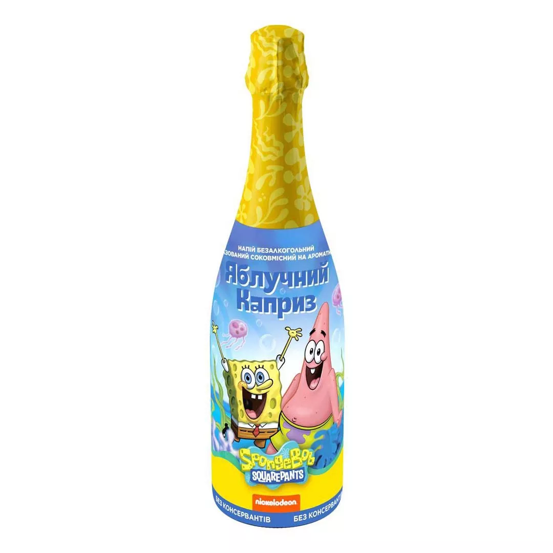 Шампанское детское сокосодержащее Яблочный каприз 0,75л