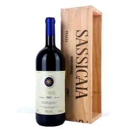 Вино красное сухое Sassicaia 2001 Tenuta San Guido 1,5л 13,5%