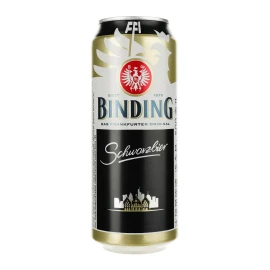 Пиво Binding Schwarzbier темное фильтрованное 0,5л 4,8%