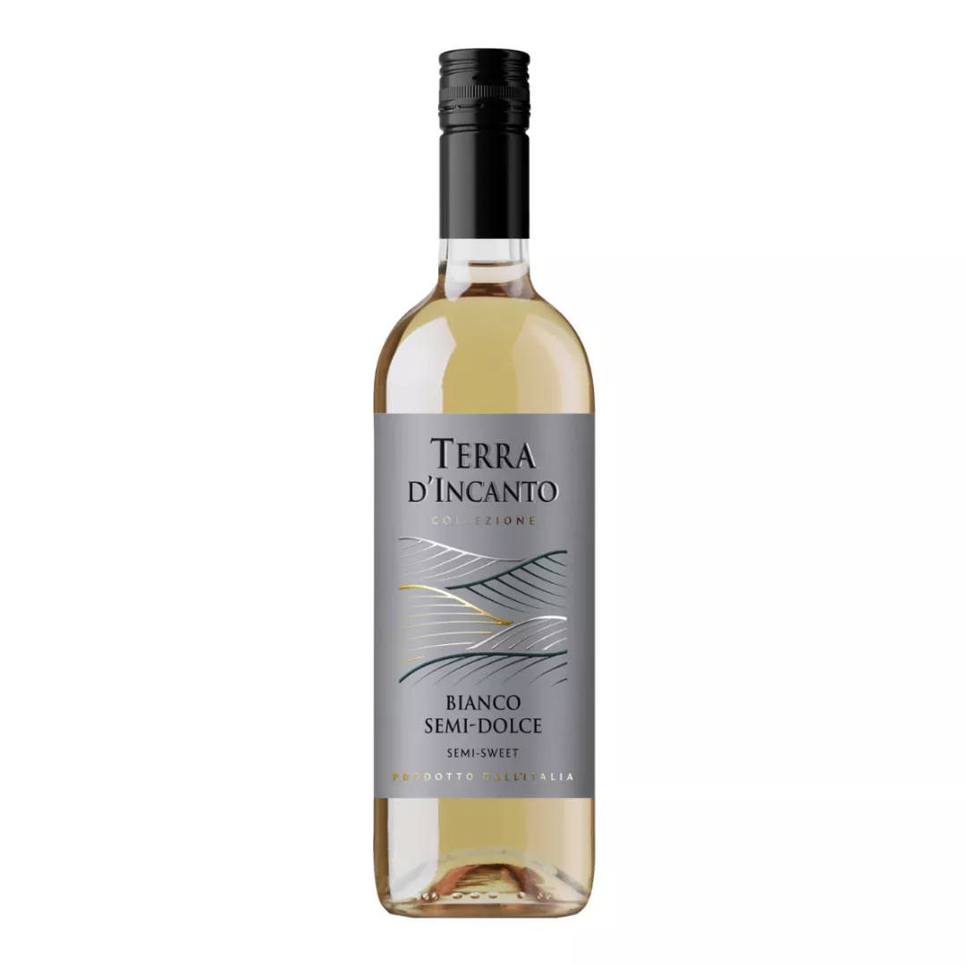 Вино Terra d'lncante Bianco Semi sweet полусладкое белое 0,75л 10,5%