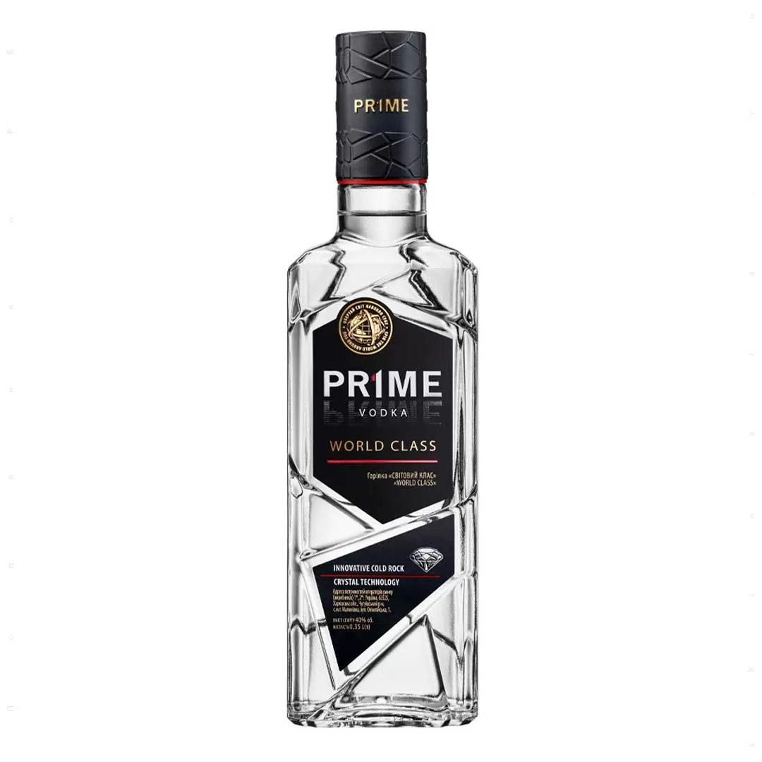 Водка Prime World Сlass 0,35л 40%