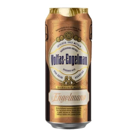 Пиво Volfas Engelman Engelmanо светлое фильтрованное 0,5л 5%