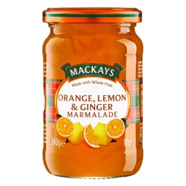 Конфитюр Апельсин и лимон с имбирем Mackays 340 г