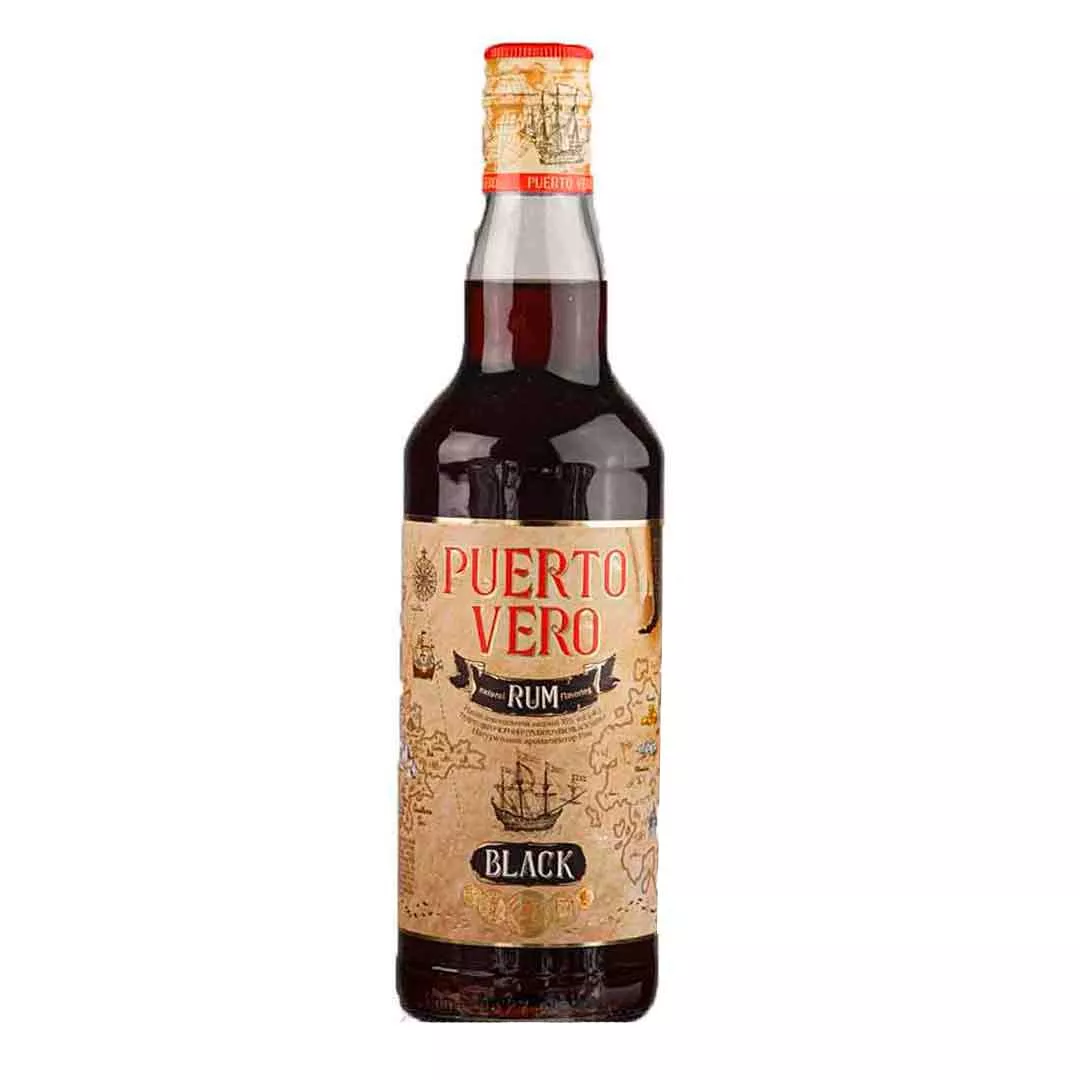 Напиток алкогольный крепкий Puerto Vero Black 0,5л 35%