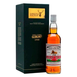 Виски односолодовый винтажный Smith's Glenlivet Rare Vintage Gordon & MacPhail 1948 подарочная коробка 0,7л 43%