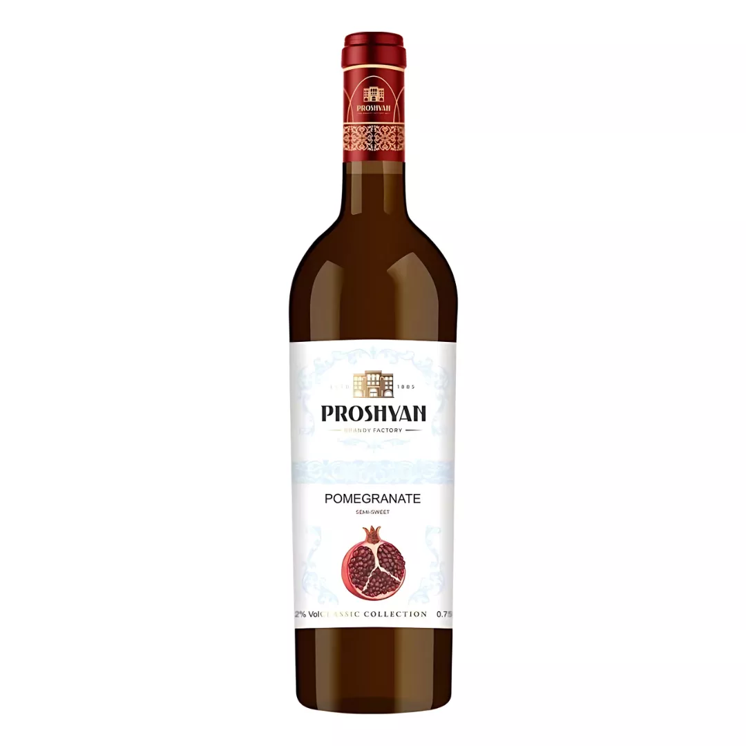 Вино Прошян Гранатовое полусладкое 0,75л 12%