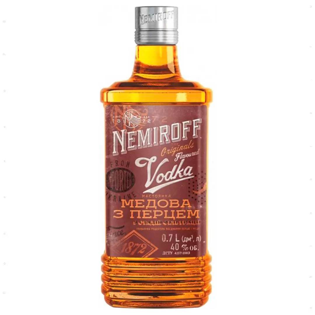 Настойка Nemiroff Медовая с перцем штоф 0,7л 40%