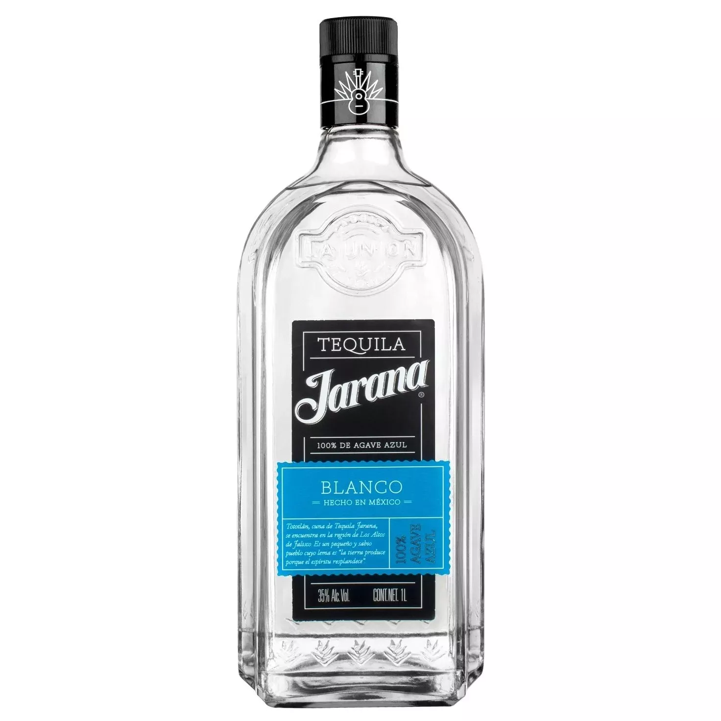 Текила Jarana Blanco 100% голубая агава 1л 35%