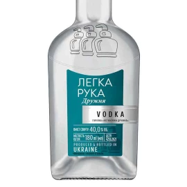 Горілка Легка Рука Дружня 0,18л 40% купити