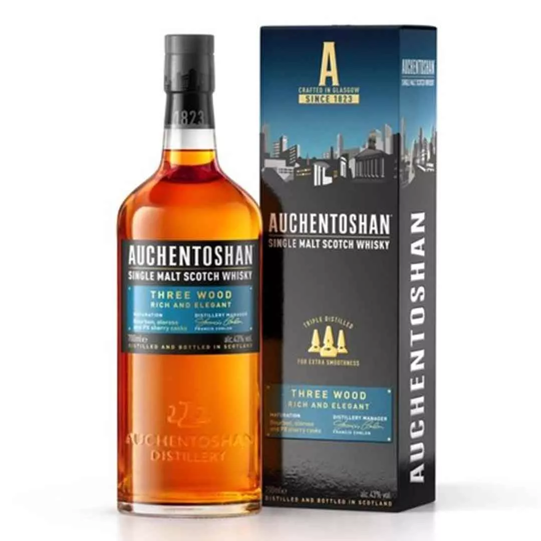 Виски односолодовый Auchentoshan Three Wood 0,7 л 43%