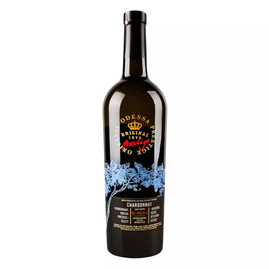 Вино Odessa Prestige Шардоне біле сухе 0,75л 9,5-14%