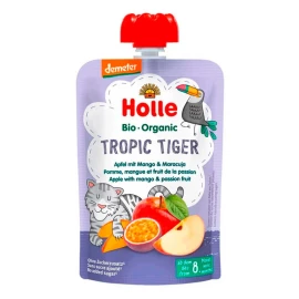 Пюре Tropic Tiger с яблоком, манго и маракуей органическое (с 8 месяцев) Holle 100г
