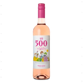 Вино 500 Vinho Verde розовое полусладкое 0,75л 9,5%