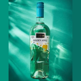 Напиток винный слабоалк. GEM Golden Apple газированный полусладкий белый (2558) 0,75л 6,9% купить