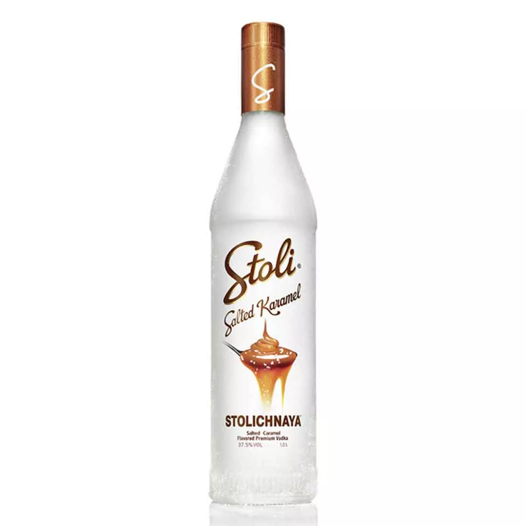 Алкогольный напиток Stoli Соленая Карамель 1л 37,5%