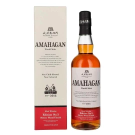 Виски купажированный солодовый японский Amahagan Edition №5 Sherry Cask Finish 0,7л 47%