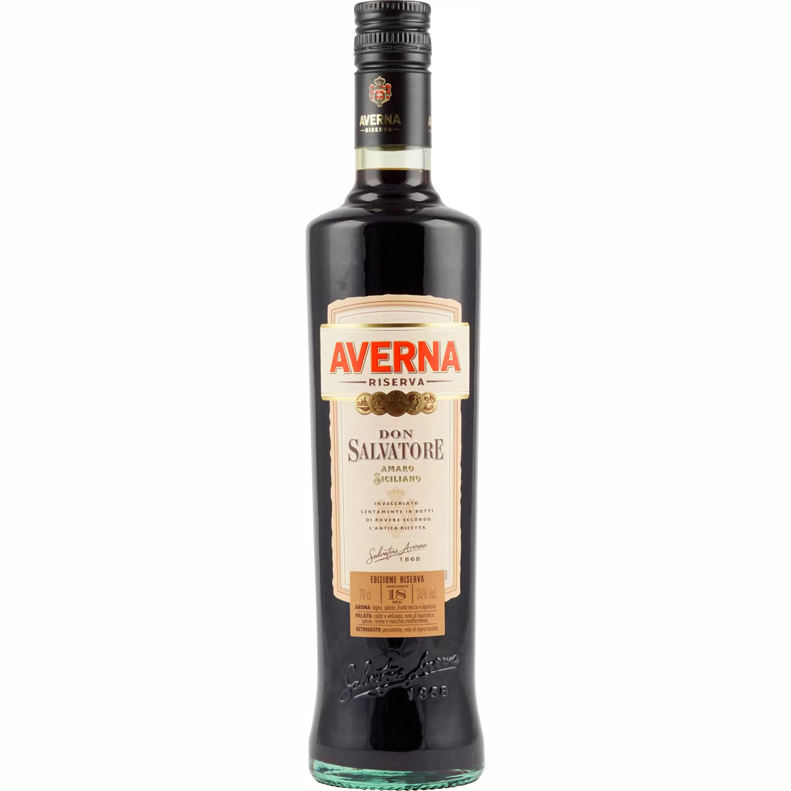 Ликер Amaro Averna Don Salvatore 0,7л 34%