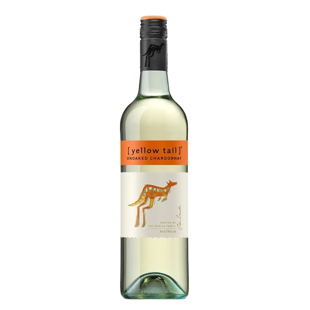 Вино Yellow Tail Unoaked Chardonnay белое полусухое 0,75л 13%