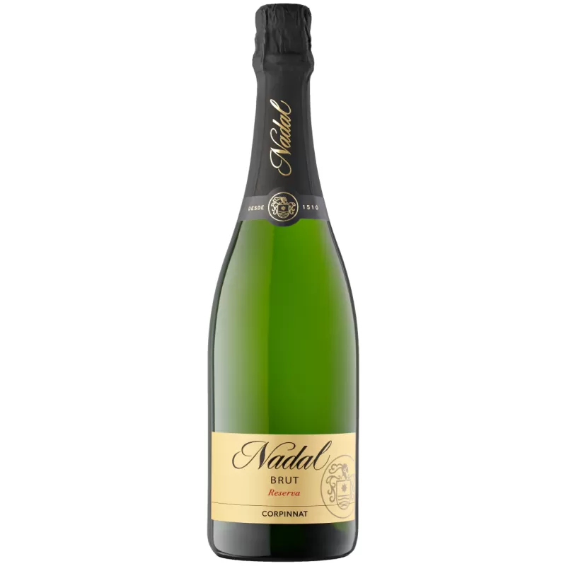Вино игристое Nadal Brut Reserva Corpinnat белое сухое 0,75л 12%