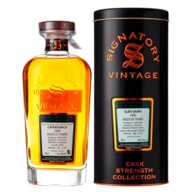 Виски односолодовый Signatory Vintage Glen Grant Cask Strength янтарный 0,7л 49,4%
